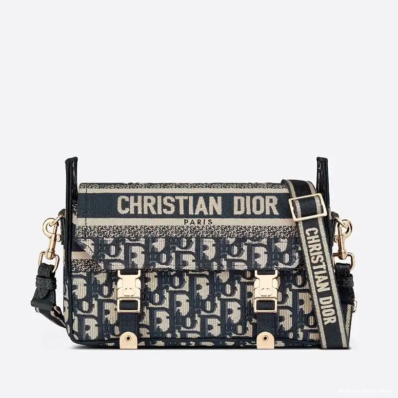 Messenger Blue Motif Small Diorcamp Oblique Canvas 0507 Hot Sale